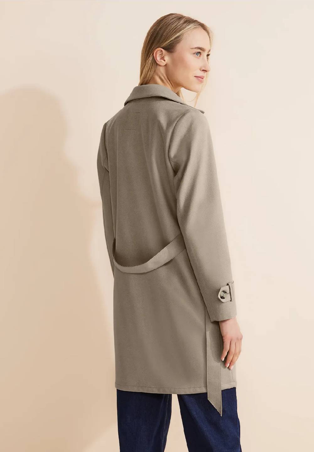 Street One Velours Trenchcoat