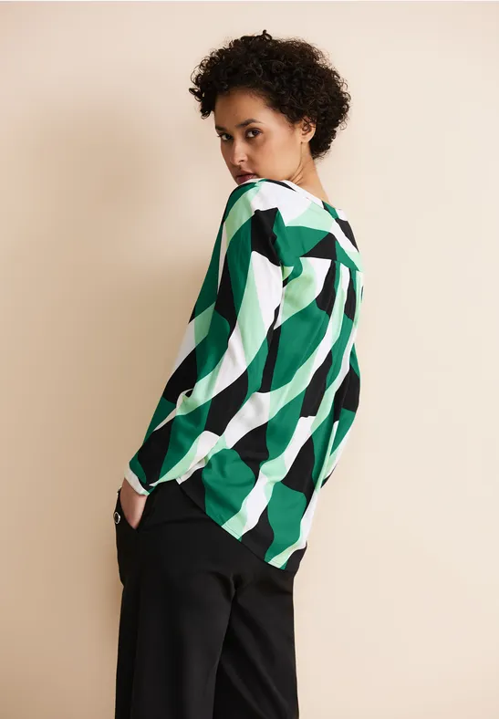 Street One Viskose Bluse Mit Print - Style BAMIKA