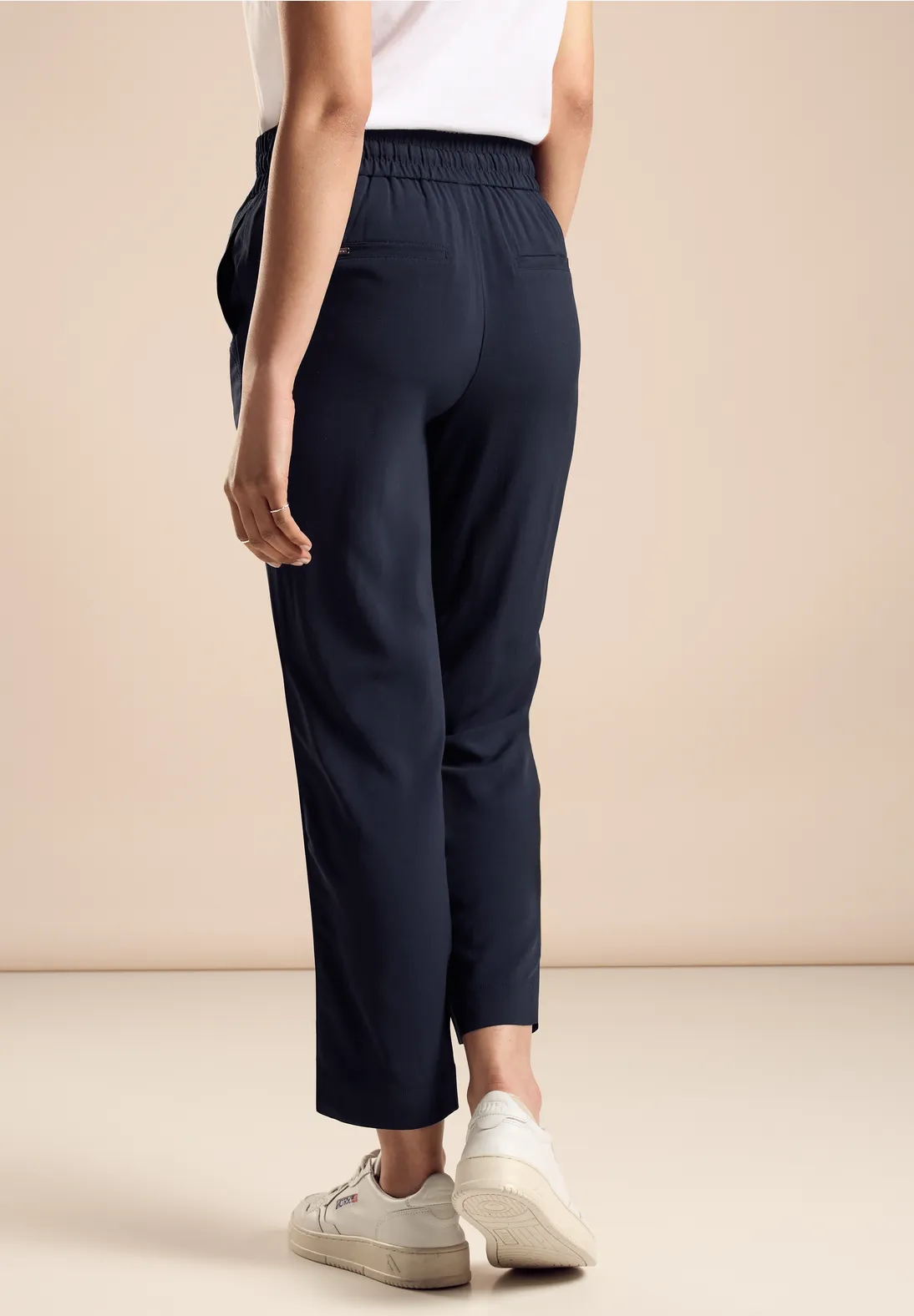 Street One Viskose Hose In Unifarbe - Style BONNY