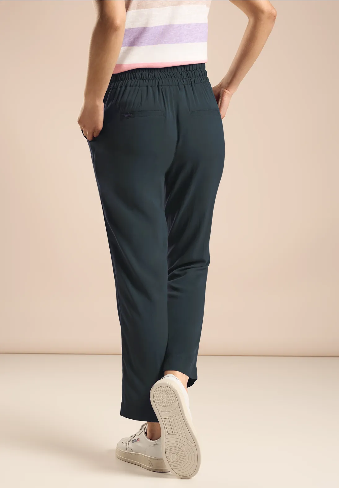 Street One Viskose Hose In Unifarbe - Style BONNY