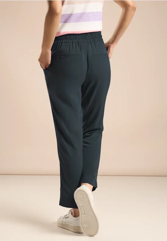 Street One Viskose Hose In Unifarbe - Style BONNY