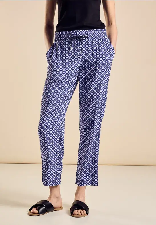 Street One Viskose Hose Mit Print - Style BONNY
