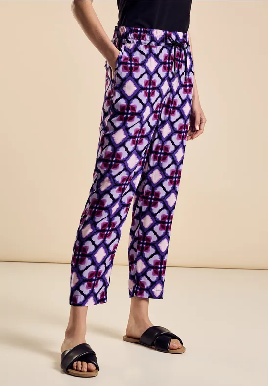Street One Viskose Hose Mit Print - Style BONNY