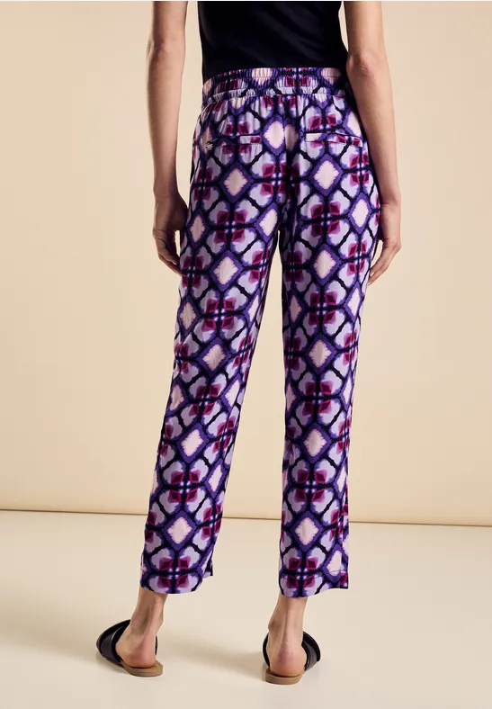 Street One Viskose Hose Mit Print - Style BONNY