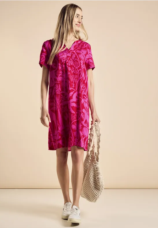 Street One Viskose Kleid Mit Print