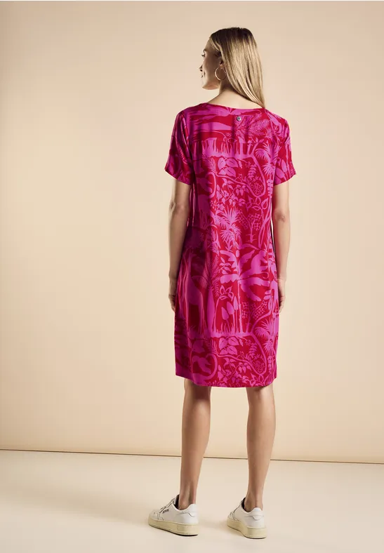 Street One Viskose Kleid Mit Print