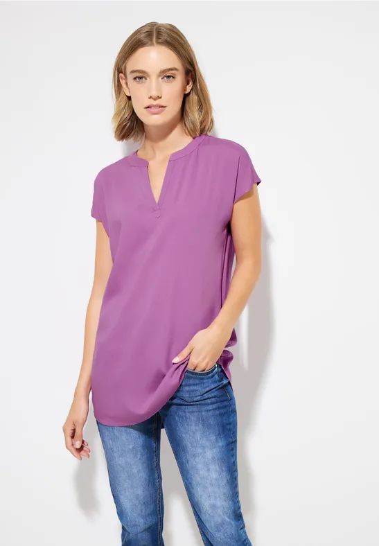 Street One Viskose Long Blusenshirt