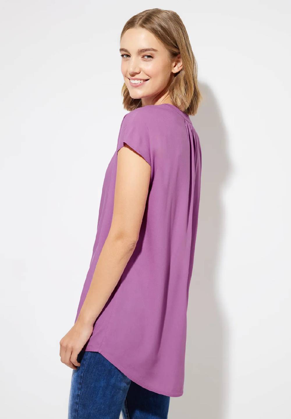 Street One Viskose Long Blusenshirt