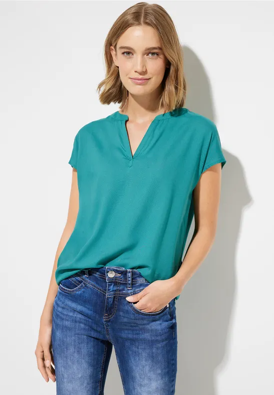 Street One Viskose Long Blusenshirt