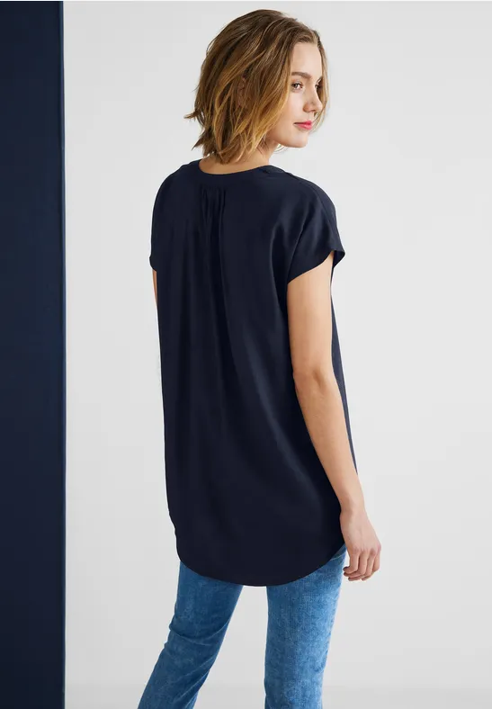 Street One Viskose Long Blusenshirt