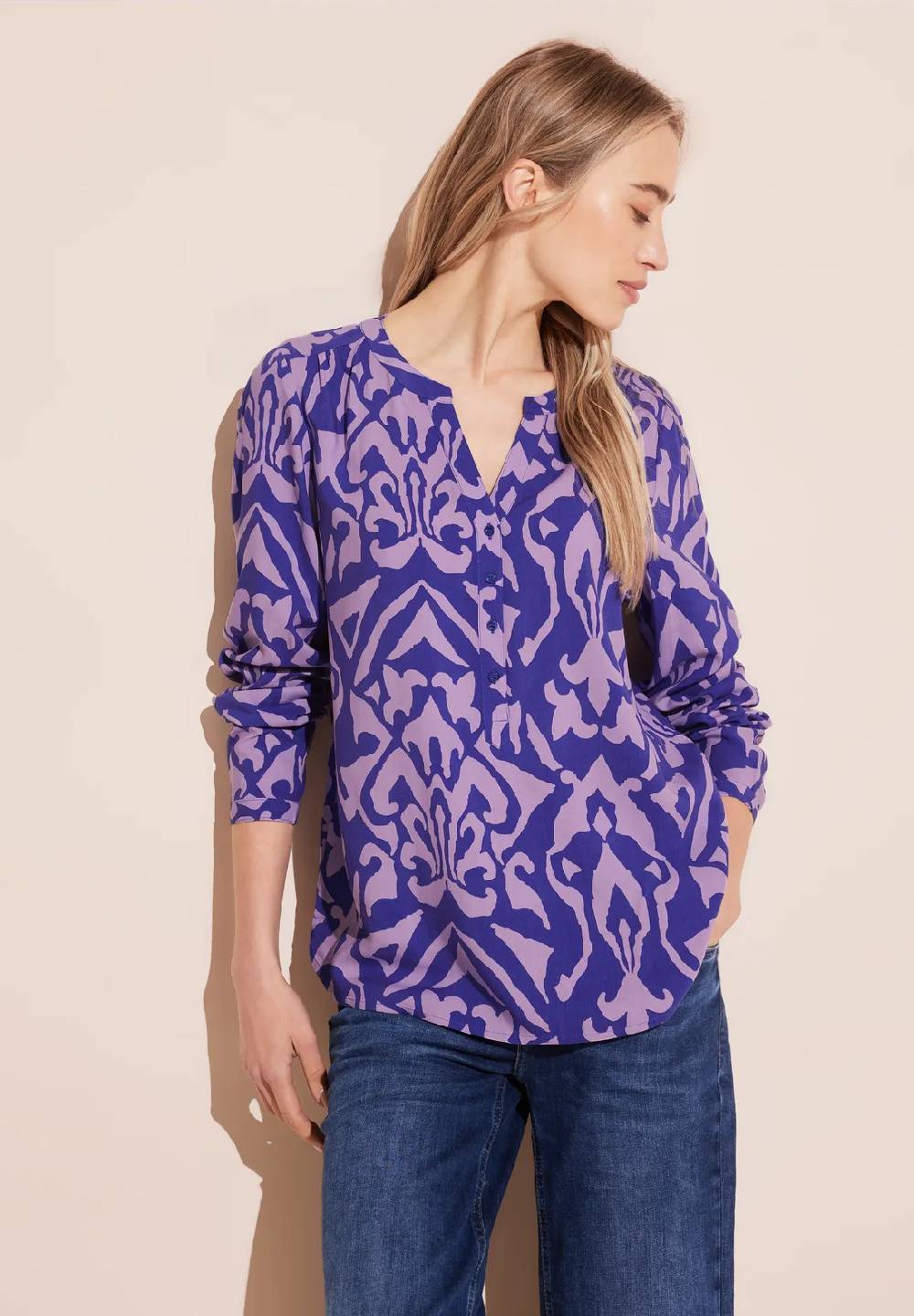 Street One Viskose Print Bluse - Style BAMIKA