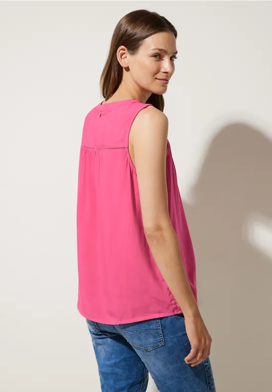 Street One Viskosebluse Mit Häkeldetail
