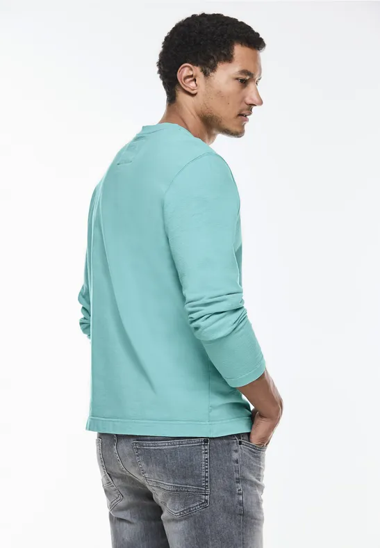 Street One Washed Henleyshirt
