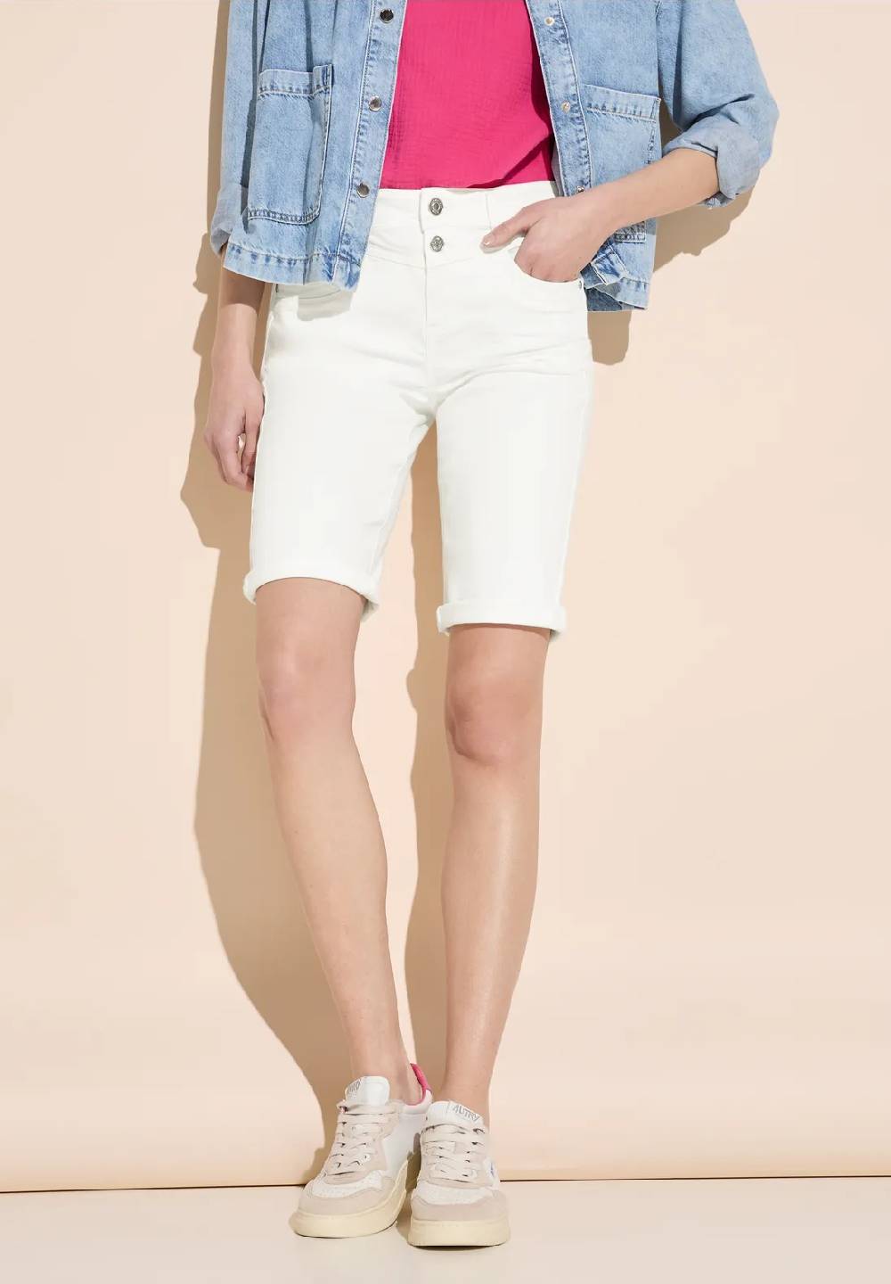 Street One Weiße Jeans Shorts