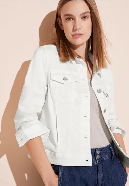 Street One Weiße Jeansjacke