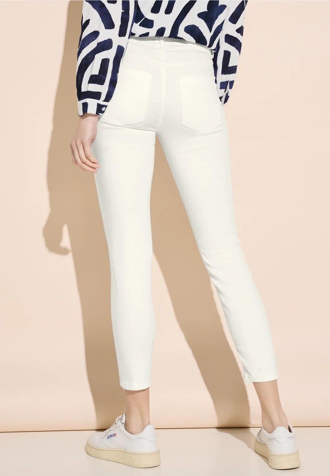 Street One Weiße Slim Fit Jeans - Style YORK