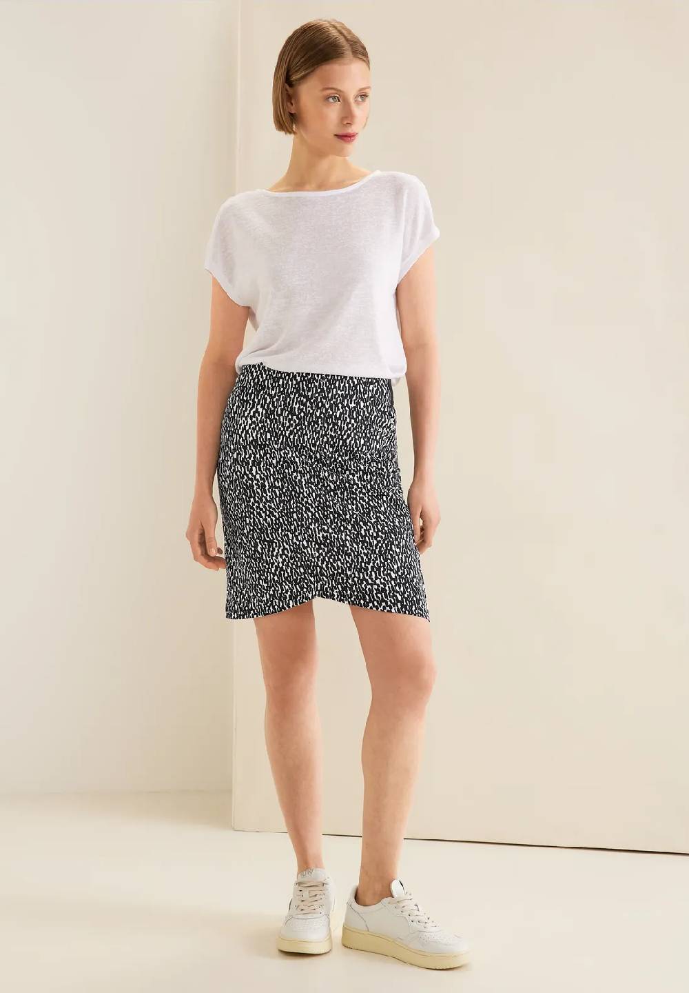 Street One Wickelrock mit Minimalprint - Style MAJA