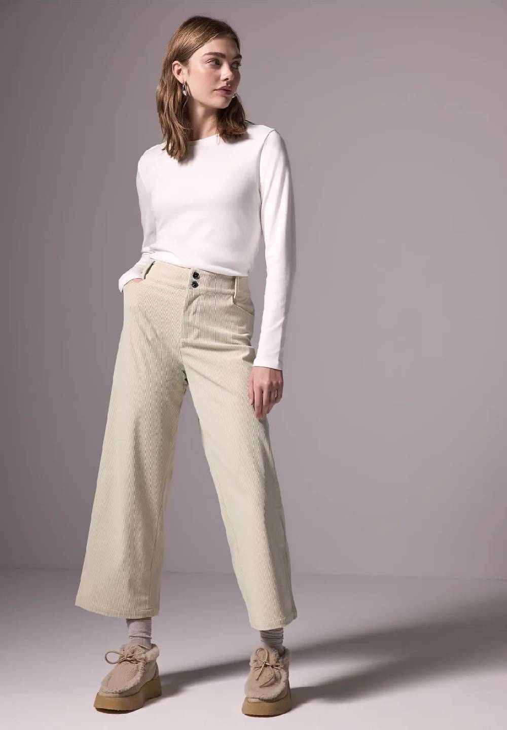 Street One Wide Leg Cordhose