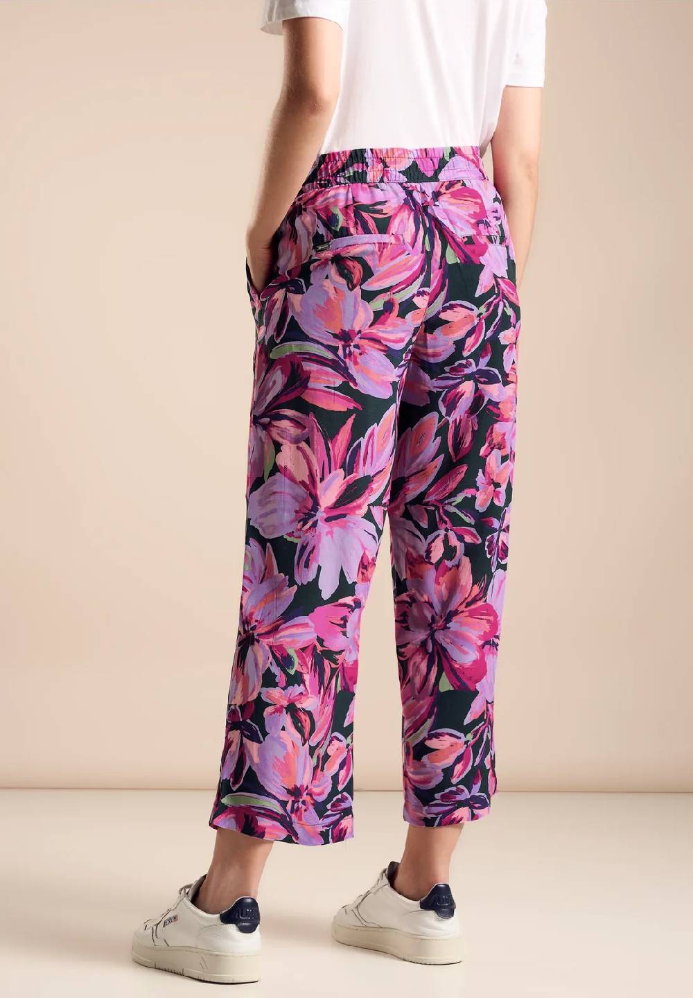Street One Wide Legs Print Hose - Style EMEE