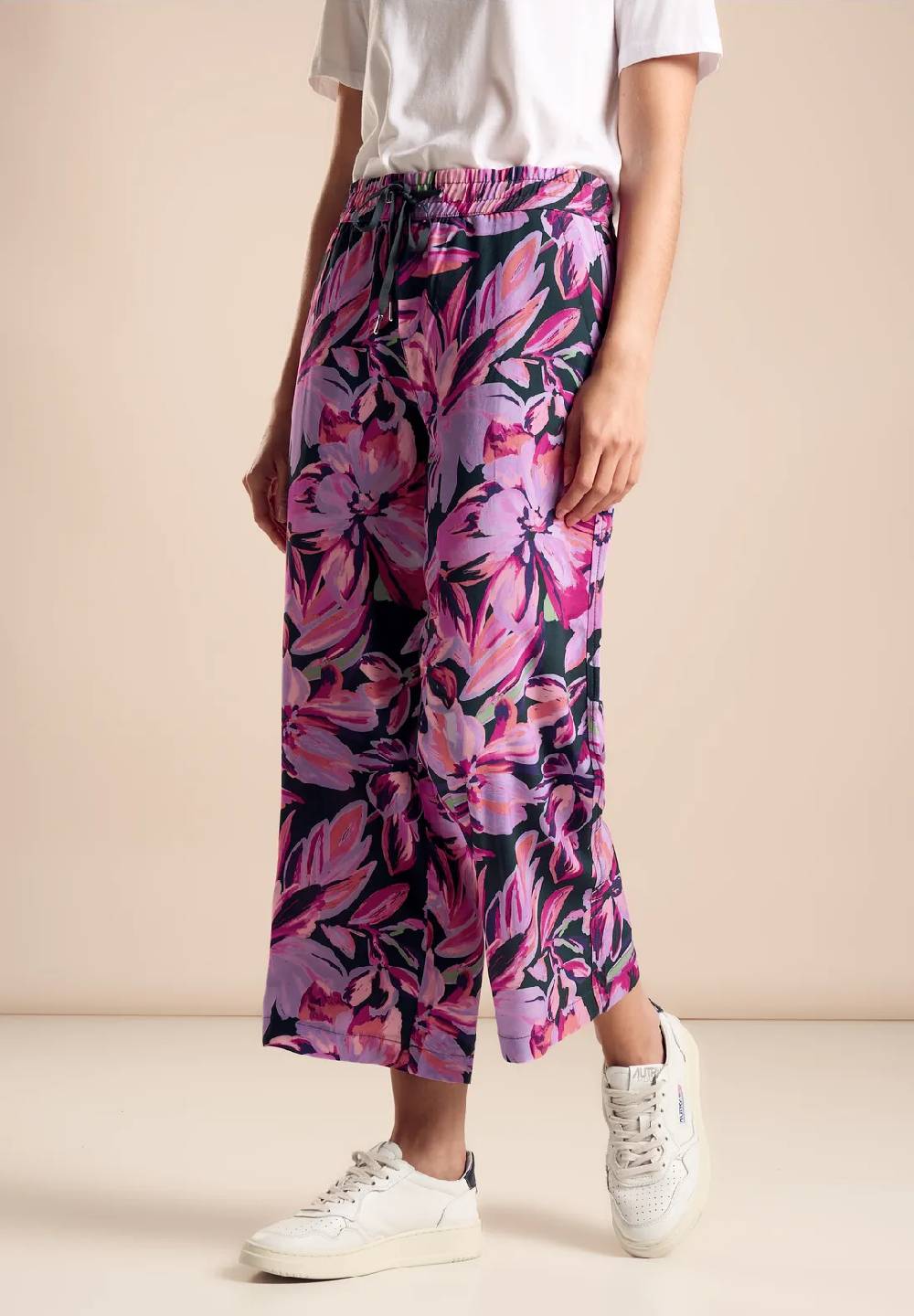 Street One Wide Legs Print Hose - Style EMEE