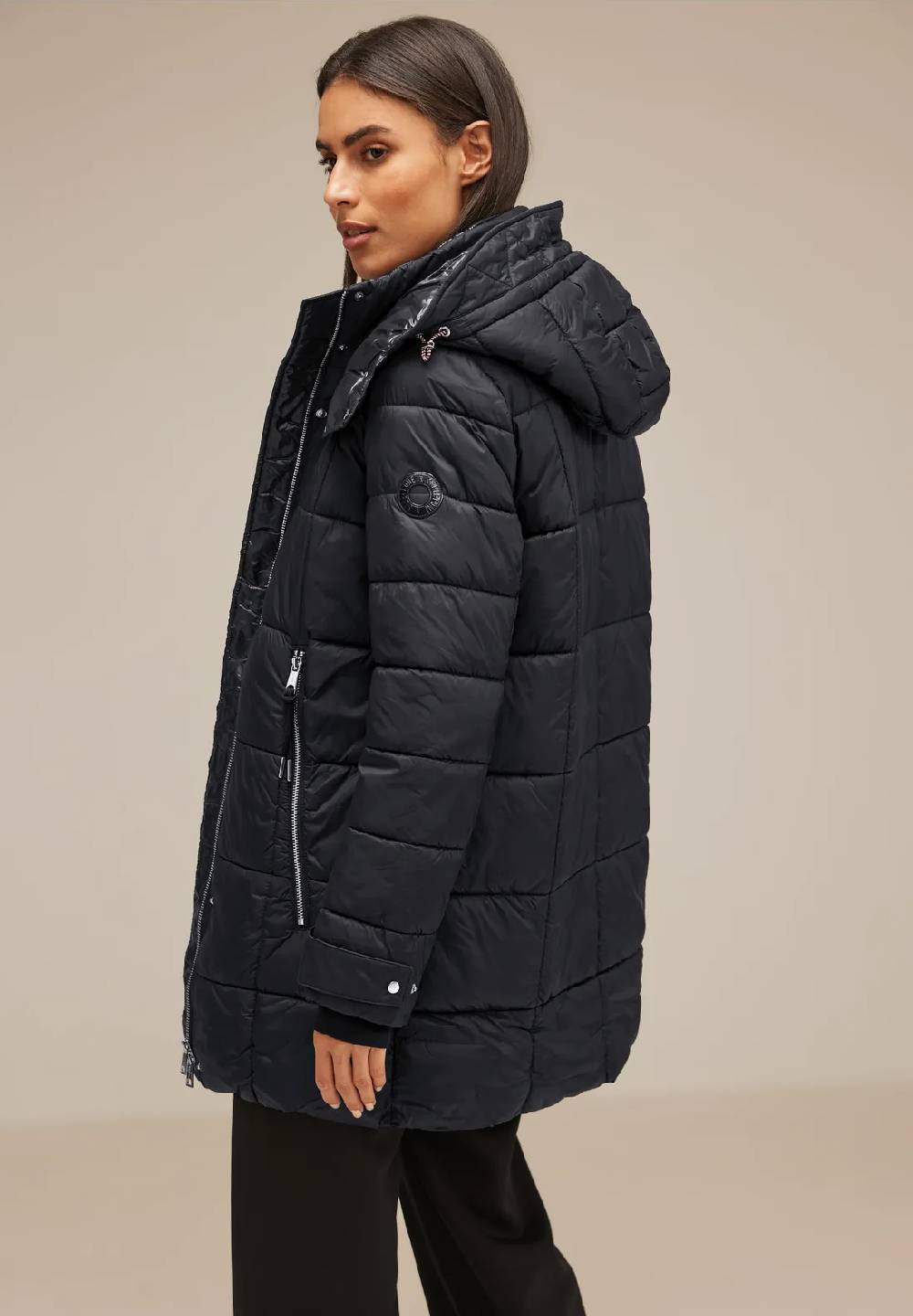 Street One Wintermantel Mit Kapuze