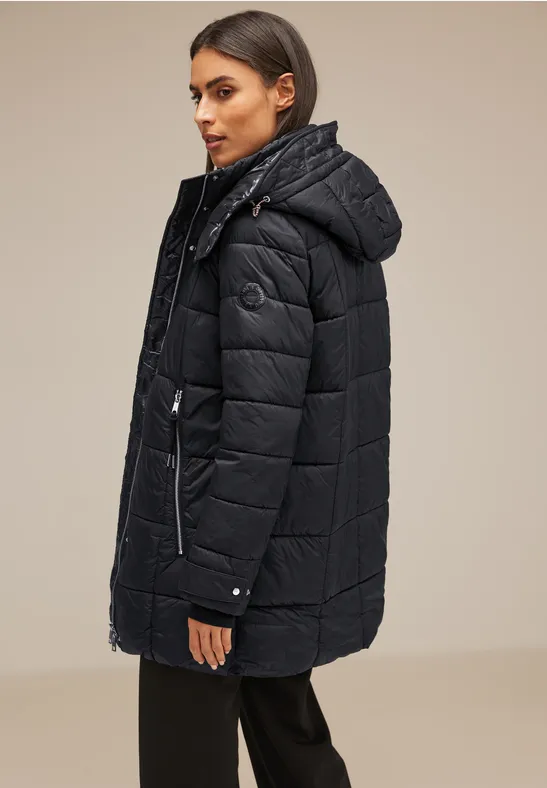 Street One Wintermantel Mit Kapuze