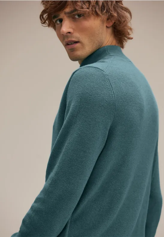 Street One Wollmix Stehkragenpullover