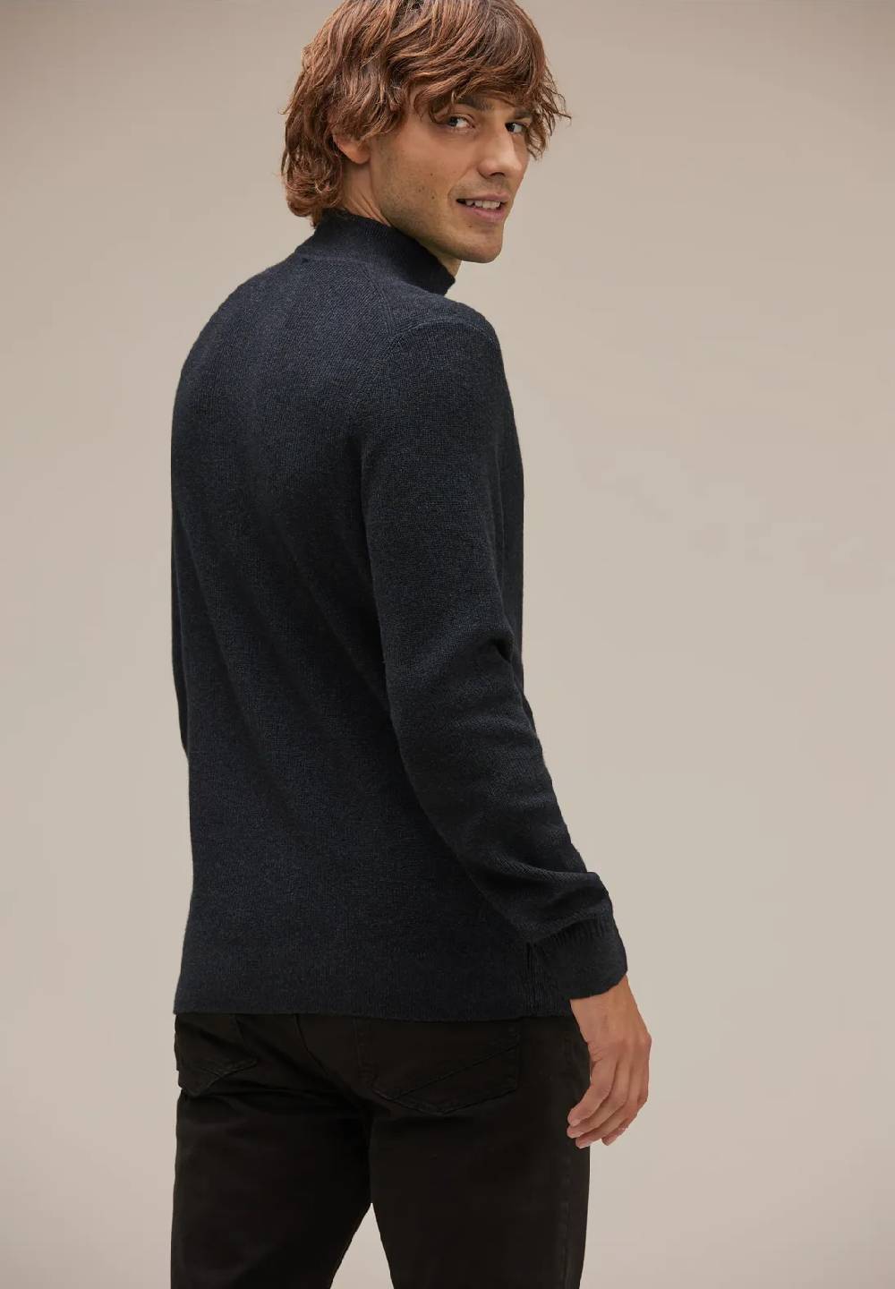 Street One Wollmix Stehkragenpullover