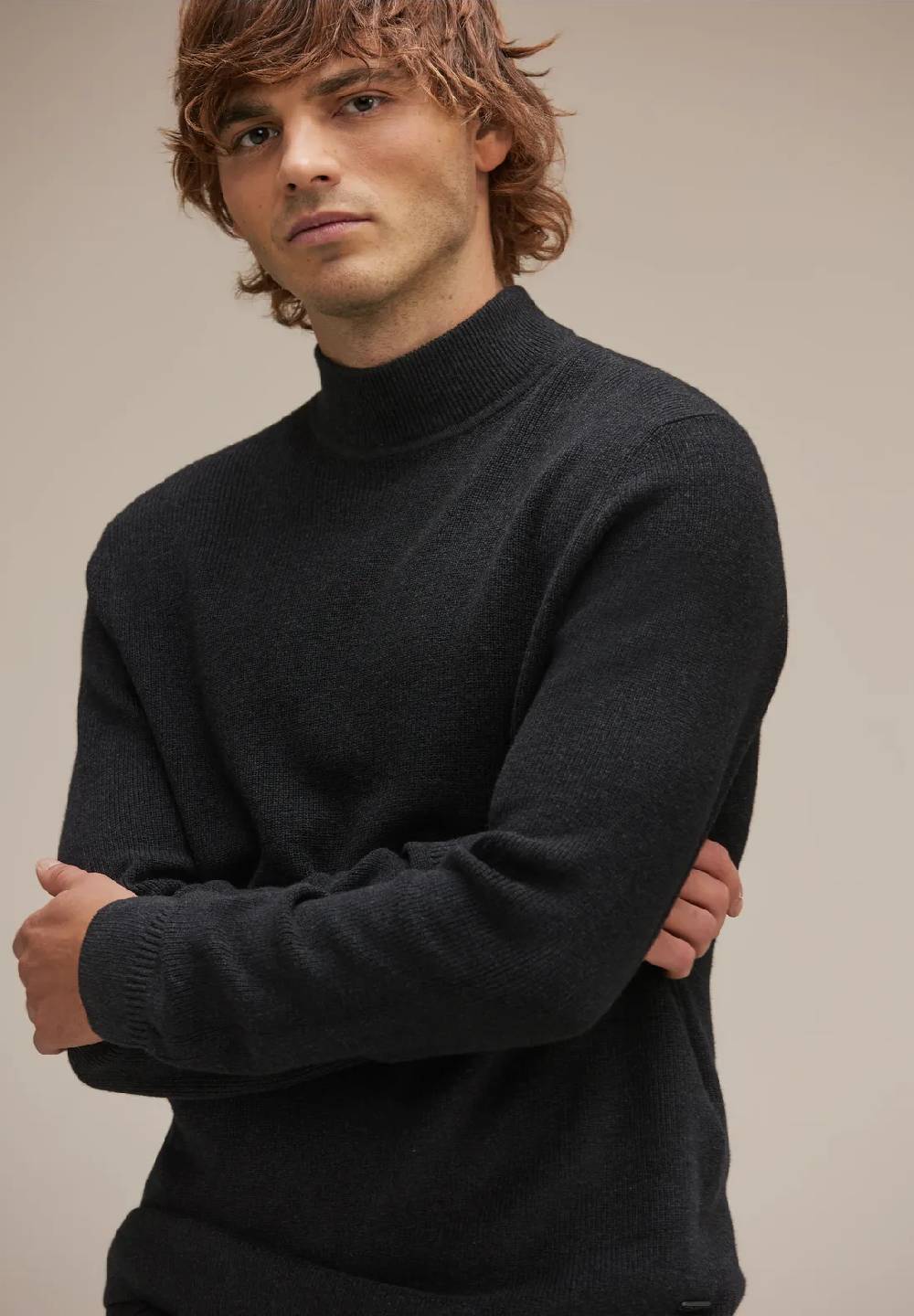 Street One Wollmix Stehkragenpullover
