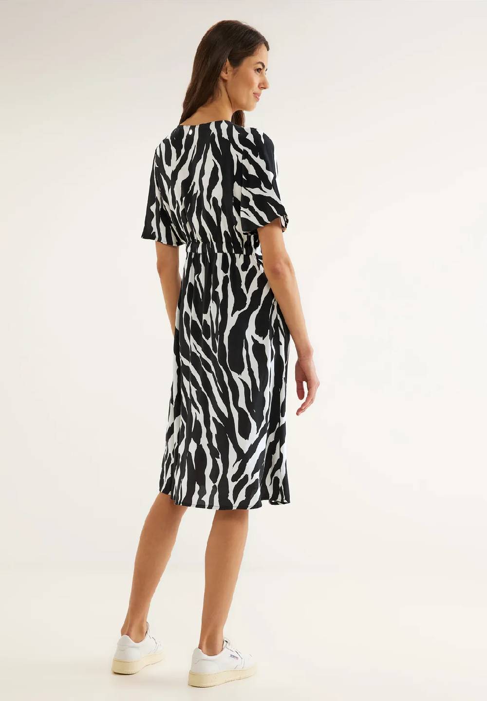Street One Wrap Zebraprint Kleid