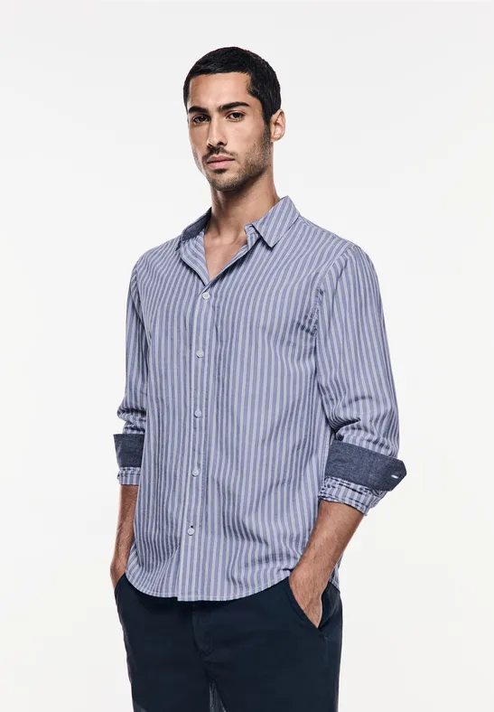 Street One Yarn Dyed Streifen Hemd