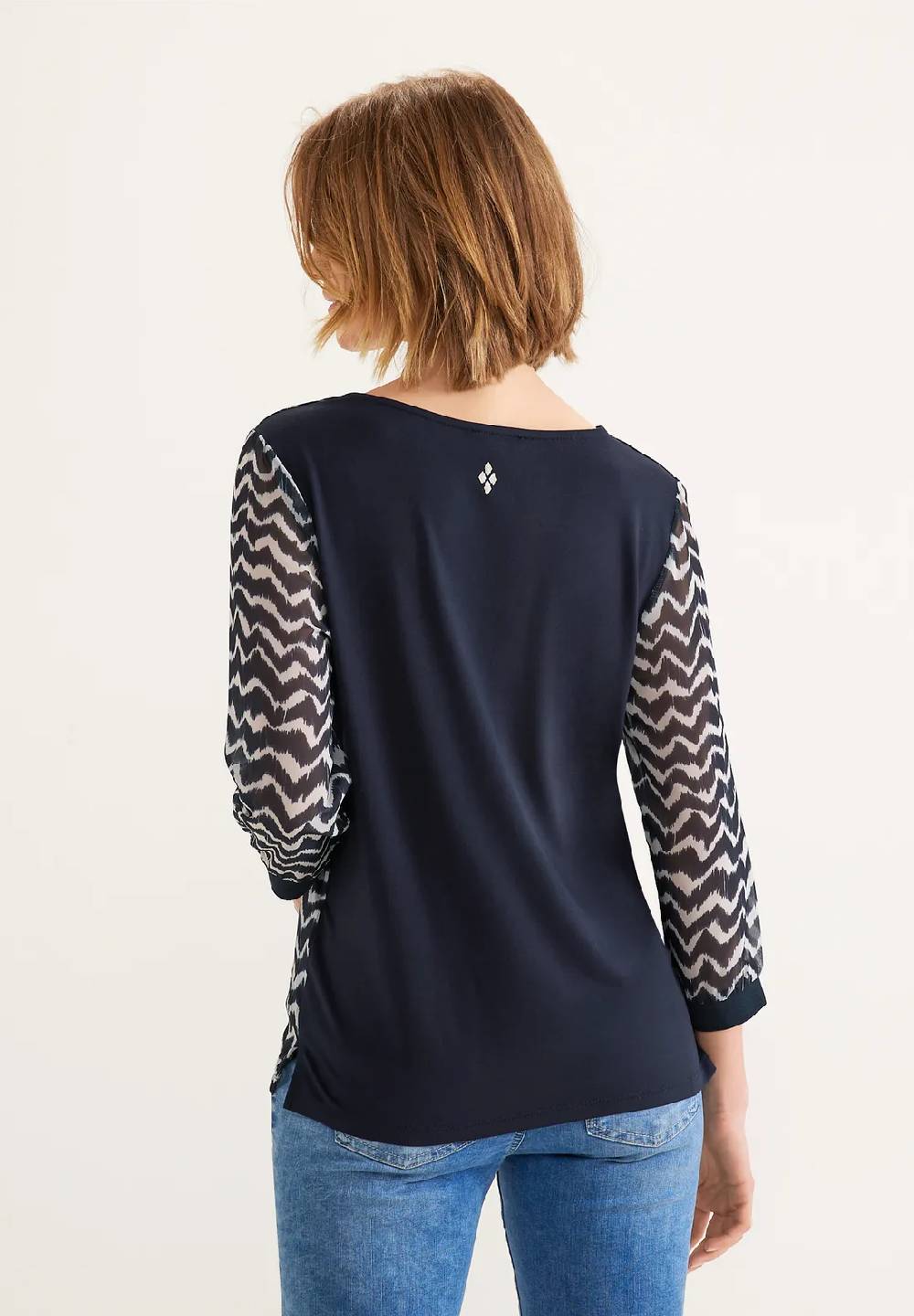 Street One Zick Zack Chiffon Shirt