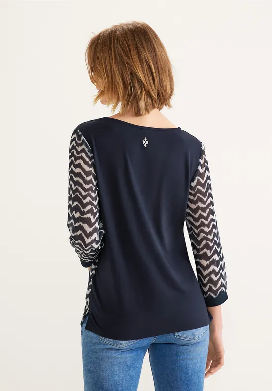Street One Zick Zack Chiffon Shirt