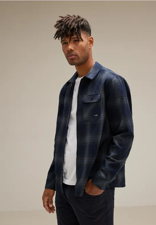 Street One Zipper Karo Overshirt
