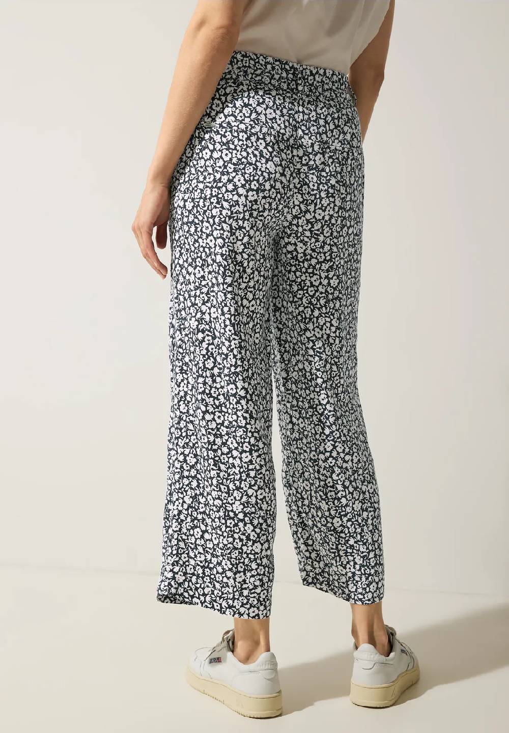 Street One Viskose Casual Fit 7/8 Hose - Style WIDE LEG