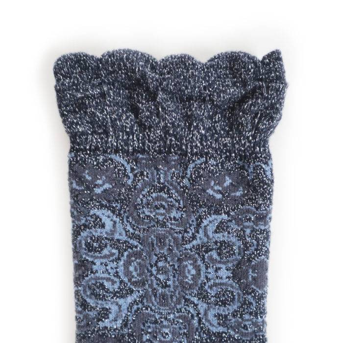 Strumpfbar Royal Punch Blau-silber