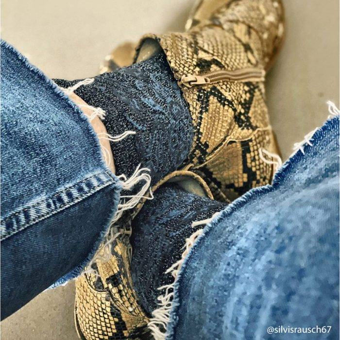 Strumpfbar Royal Punch Blau-silber