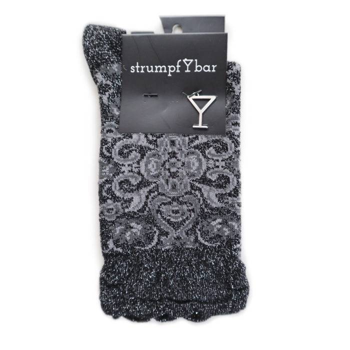 Strumpfbar Royal Punch Schwarz-silber