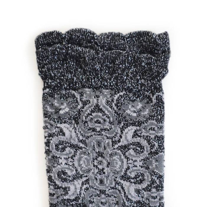 Strumpfbar Royal Punch Schwarz-silber