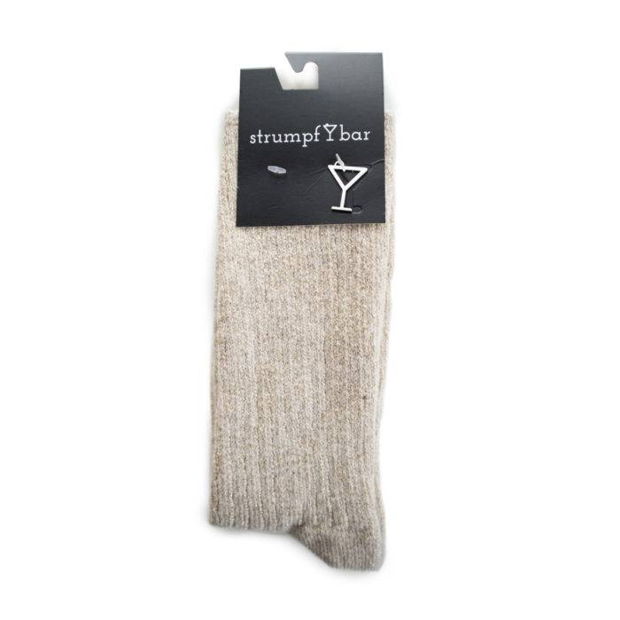 Strumpfbar Winter Sprizz Beigemelange-gold