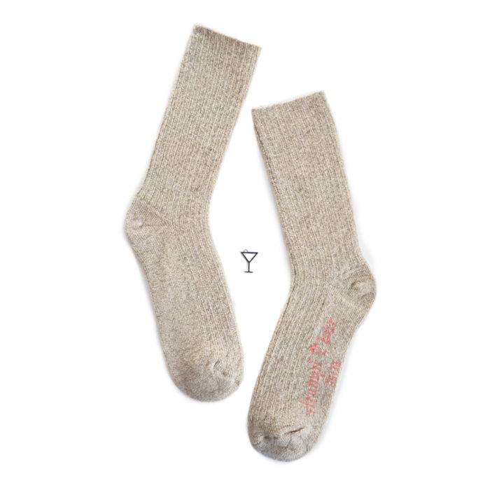 Strumpfbar Winter Sprizz beigemelange-gold