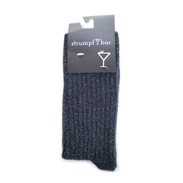 Strumpfbar Winter Sprizz Marine-gold