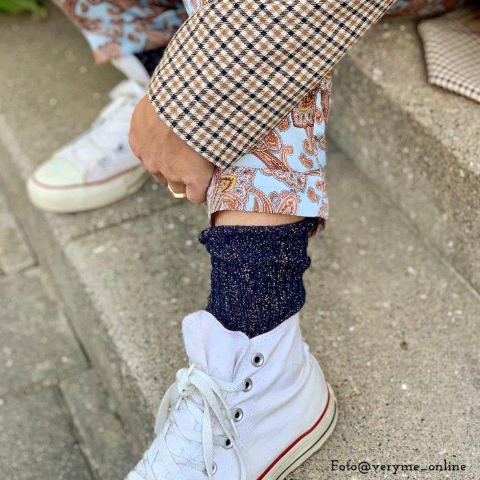 Strumpfbar Winter Sprizz Marine-gold