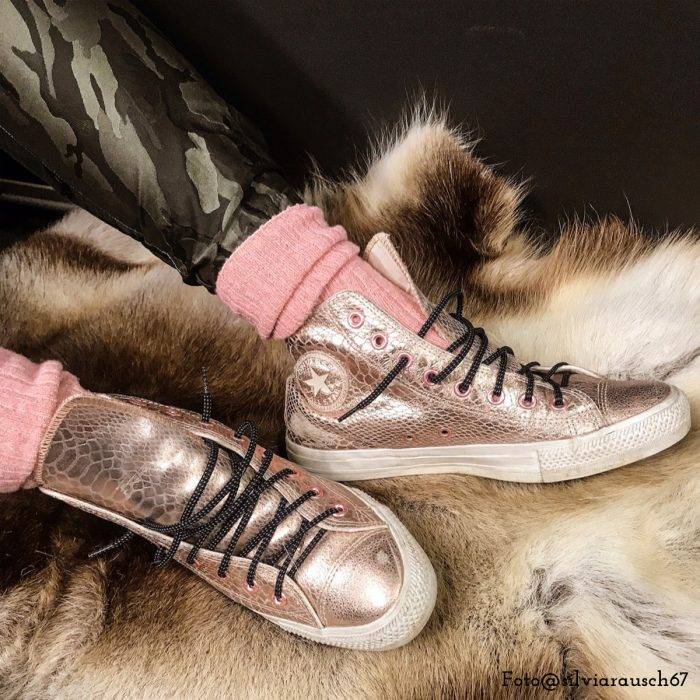 Strumpfbar Winter Sprizz Rosa-gold