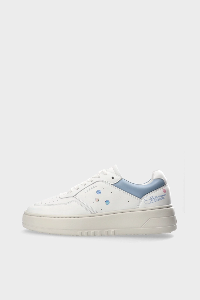 Studio Copenhagen CPH MELBOURNE Leather White/light Blue