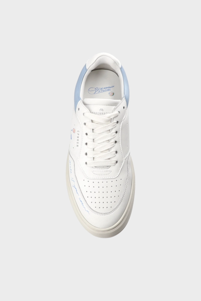 Studio Copenhagen CPH MELBOURNE Leather White/light Blue
