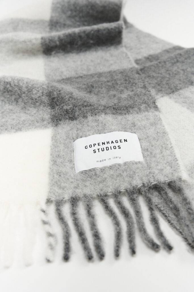 Studio Copenhagen CPH SHAWL 4 Wool Mix Grey Melange