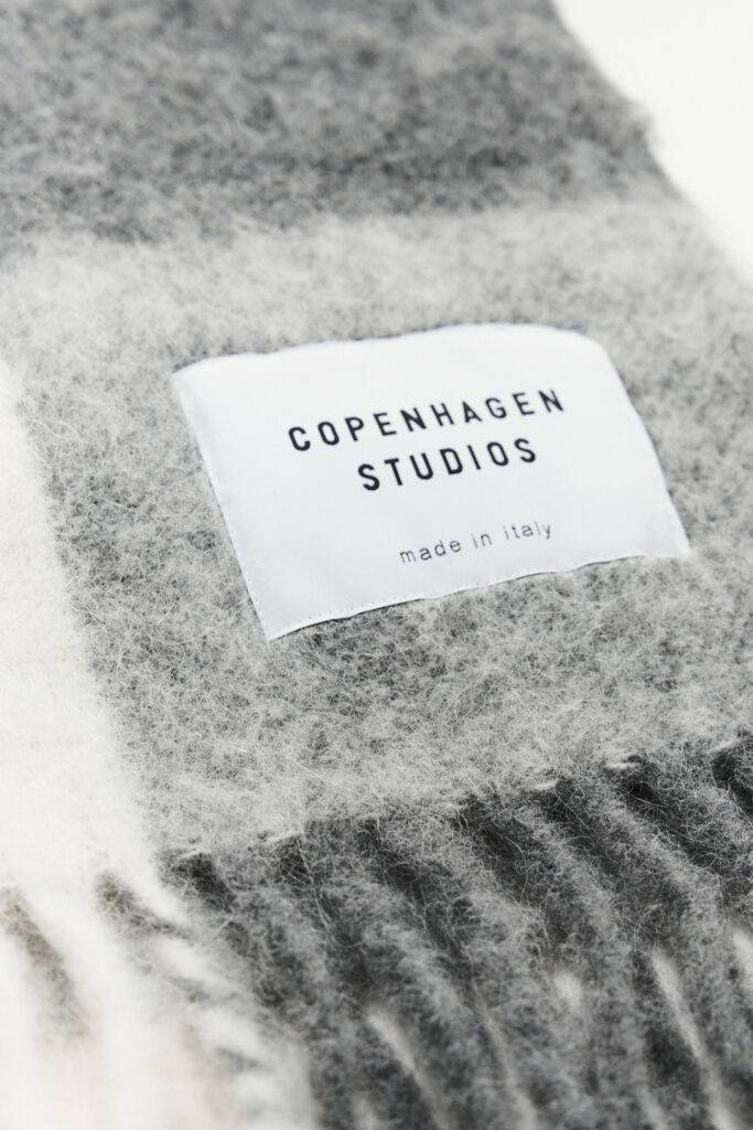 Studio Copenhagen CPH SHAWL 4 Wool Mix Grey Melange