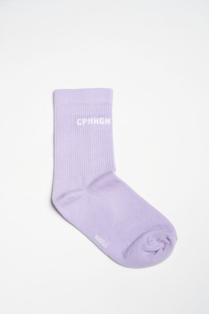 Studio Copenhagen CPH SOCKS 1 Cotton Blend Lavender/white