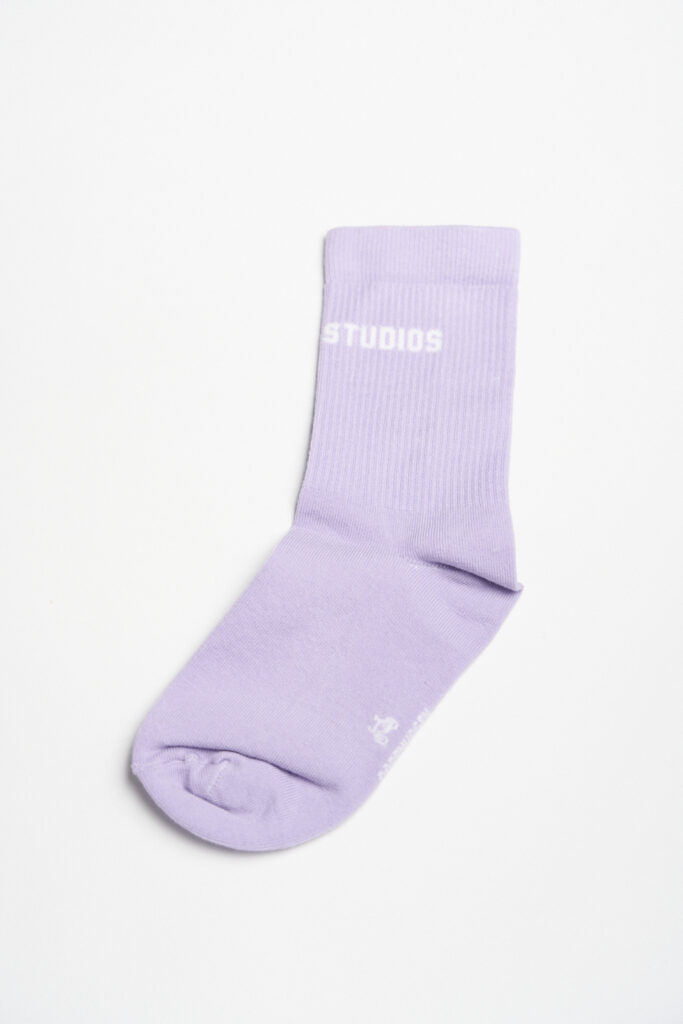 Studio Copenhagen CPH SOCKS 1 Cotton Blend Lavender/white